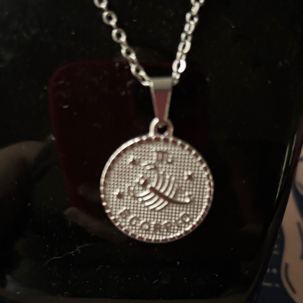Stainlesss steal scorpio Pendant Necklace